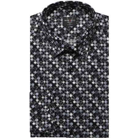 Marvelis Overhemd zwart, Motief