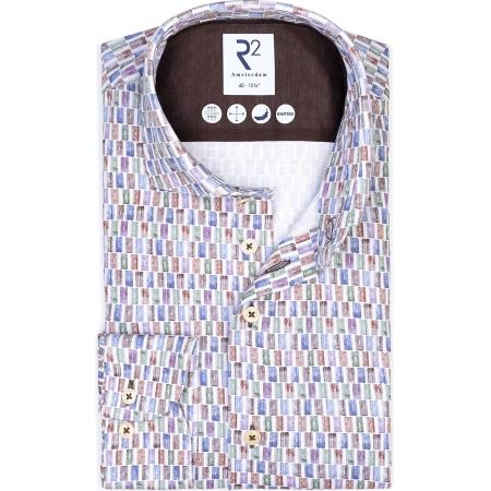 R2 Amsterdam Jersey shirt veelkleurig, Bedrukt