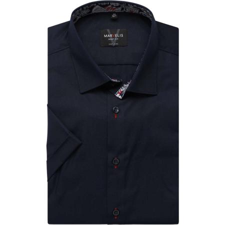 Marvelis Overhemd Korte mouw abrikoos