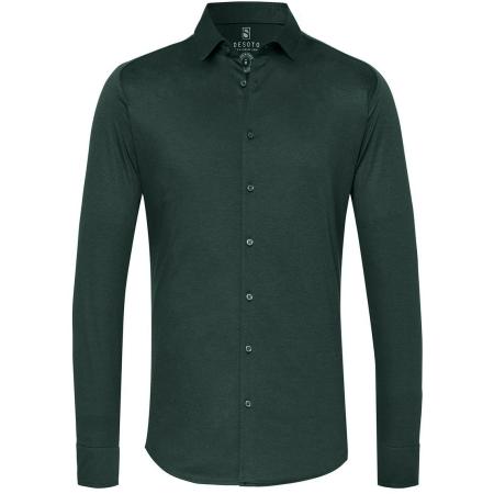 Desoto Overhemd Strijkvrij Kent Norfolk Blauw