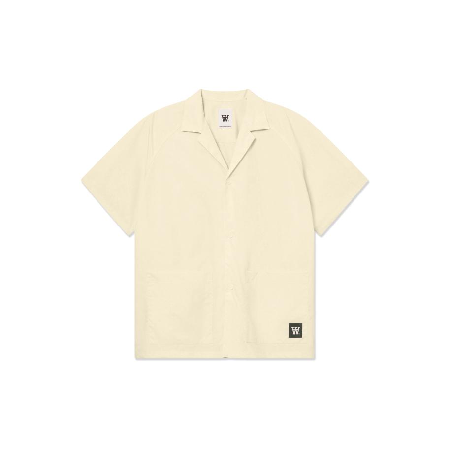 WOOD WOOD Overhemd WWMumphry taupe / zwart Grijs