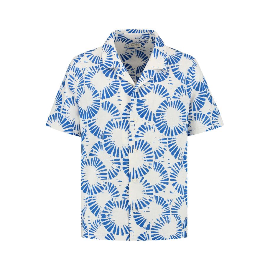 Shiwi Shiwi Overhemd Vic blauw / wit -