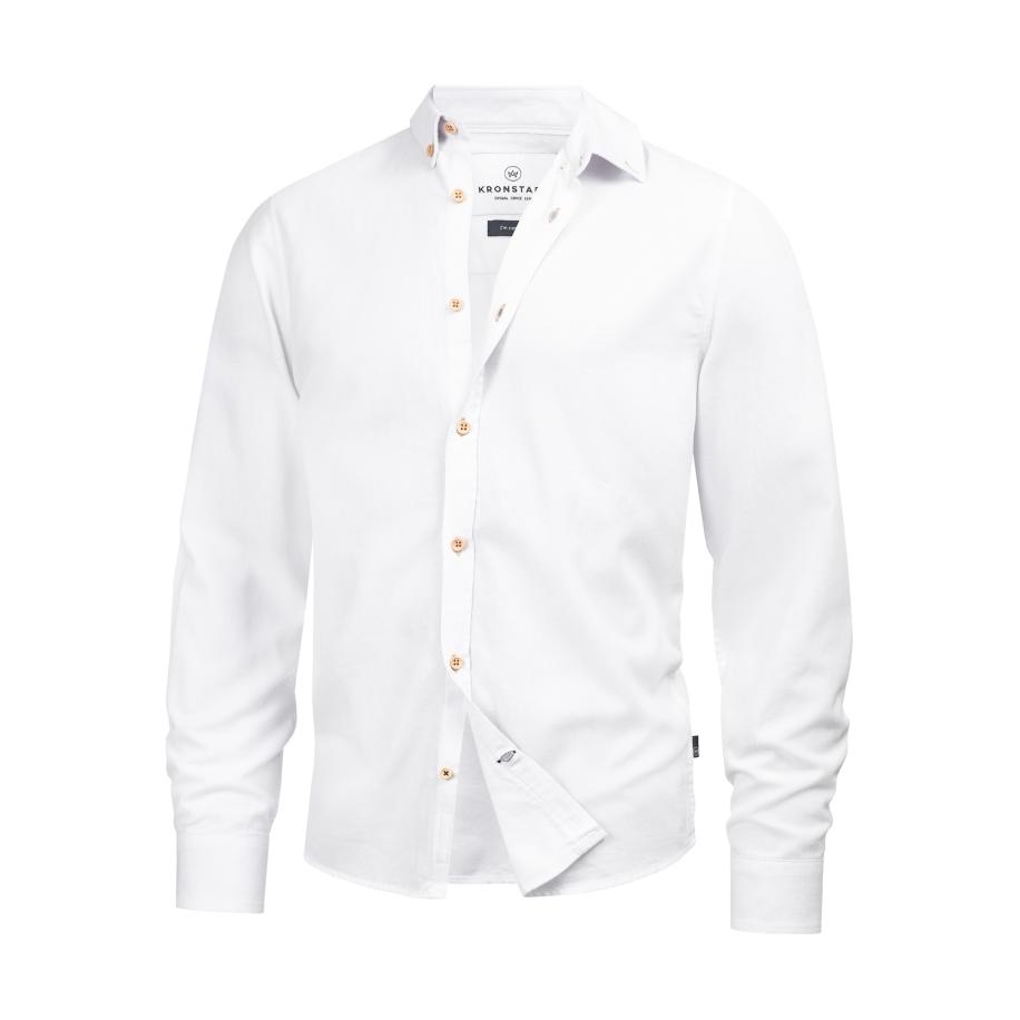 Kronstadt Kronstadt Overhemd Johan Diego wit -