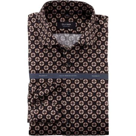 OLYMP SIGNATURE Overhemd ML6 (vanaf 68 CM) antraciet