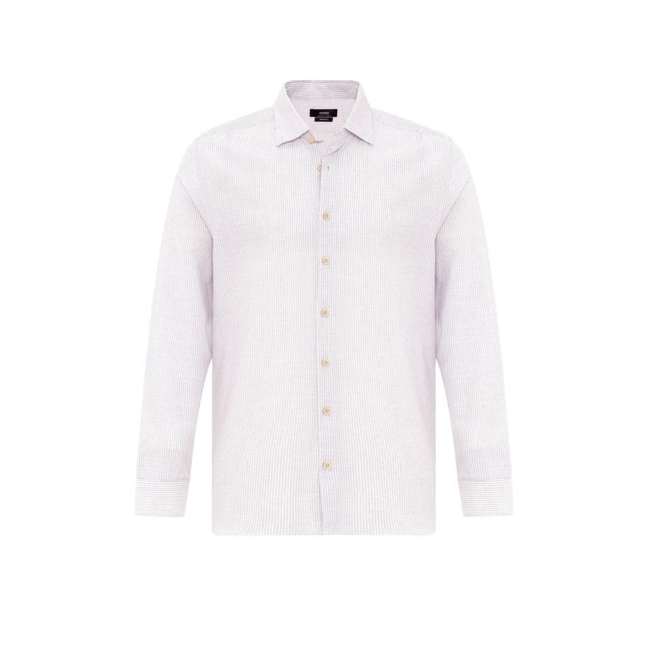 Antioch Antioch Overhemd aqua / wit -