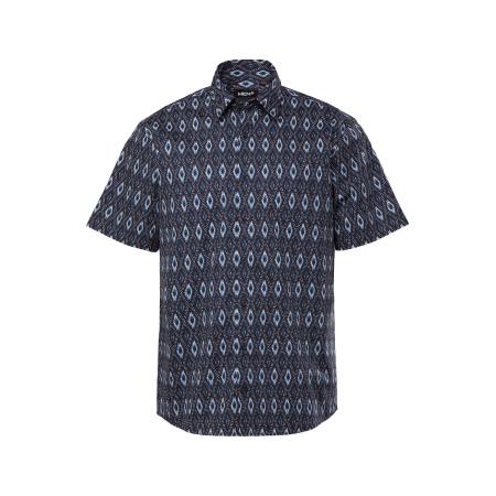 men plus Men Plus Overhemd navy / natuurwit