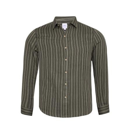 Campus Sutra Overhemd Tirzah jade groen / wit