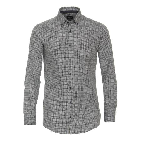 Venti Overhemd groen, Bedrukt