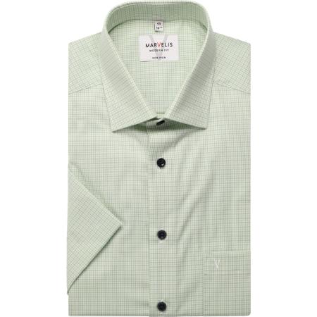 Marvelis Overhemd Korte mouw limegroen