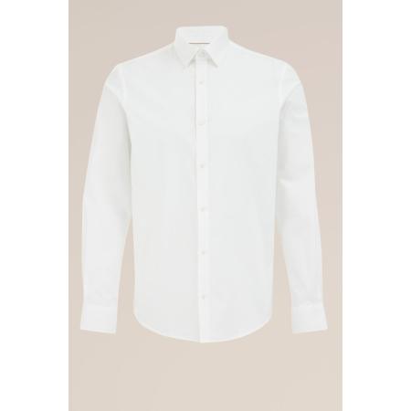 Fundamentals heren anti-odour overhemd met stretch - Regular fit - Wit - Katoen - Maat: L