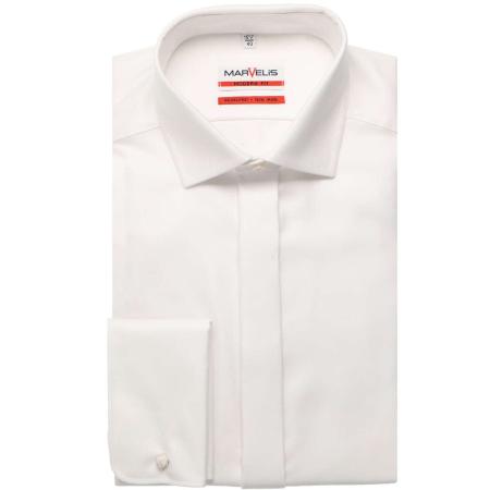 Marvelis Gala shirt ecru, Effen