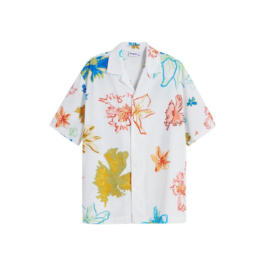 Desigual Desigual Overhemd gemengde kleuren / wit -