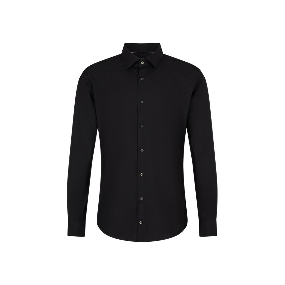 Strellson STRELLSON Zakelijk overhemd Santos zwart Bruin