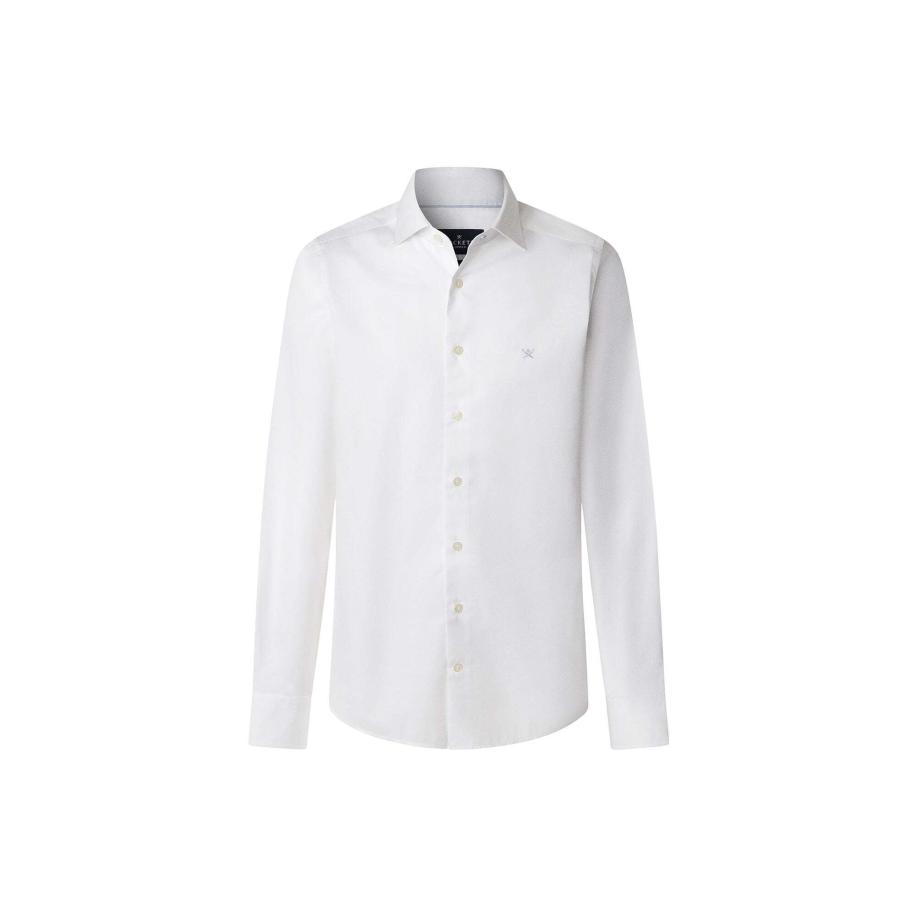 Hackett London Hackett London Overhemd Magic wit -