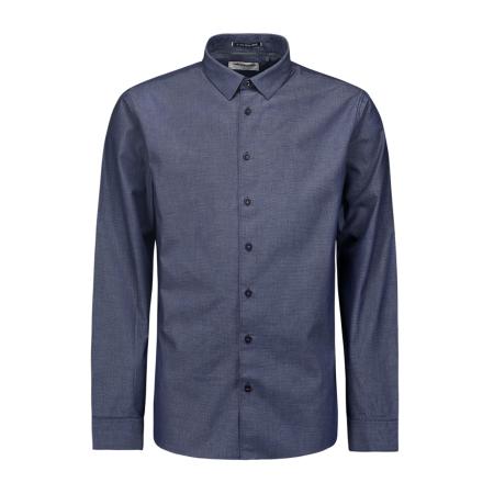 No Excess No Excess Zakelijk overhemd nachtblauw