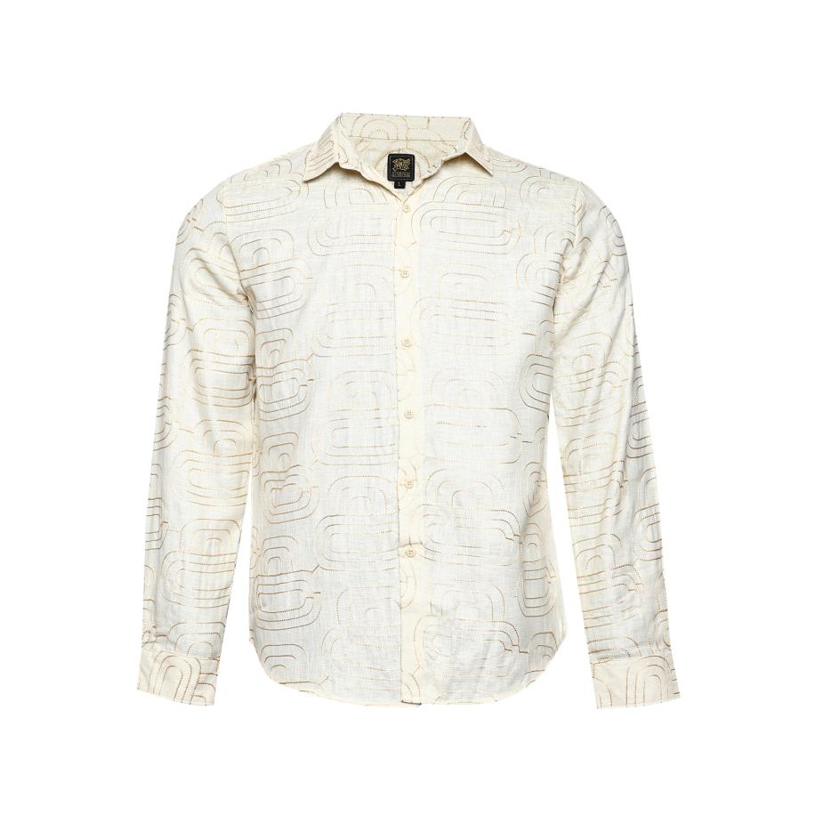 Campus Sutra Campus Sutra Overhemd Wilda lichtbeige -