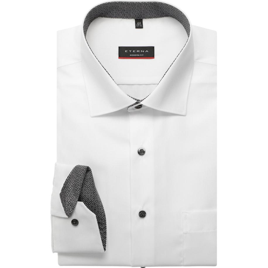 ETERNA Overhemd ML6 (vanaf 68 CM) wit Wit