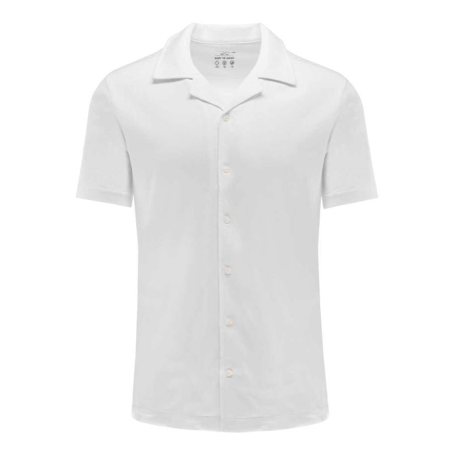 Marvelis Performance Overhemd Korte mouw wit Wit