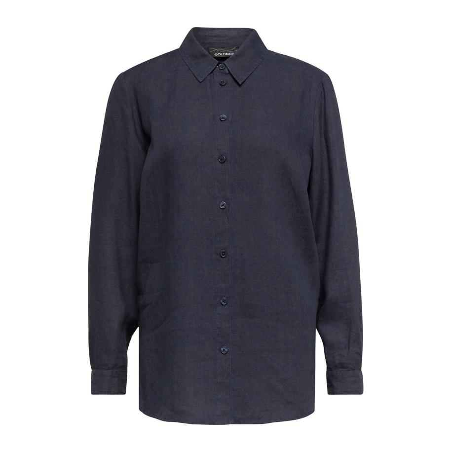 Goldner Goldner Blouse nachtblauw -