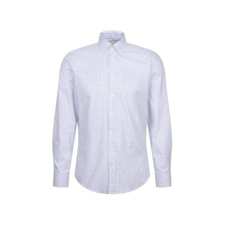 SEIDENSTICKER Zakelijk overhemd Schwarze Rose enziaan / zwart / wit