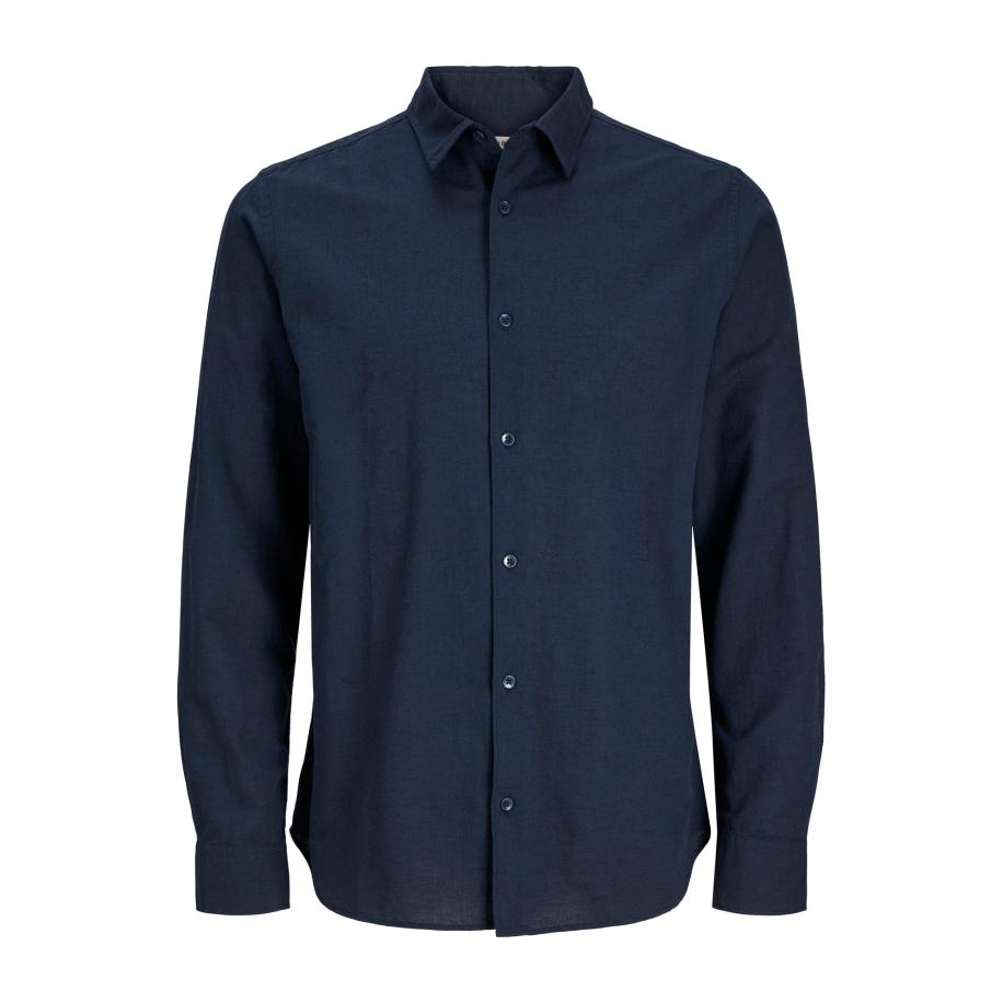 JJ Rebel JJ Rebel Overhemd JREBMOSS donkerblauw -