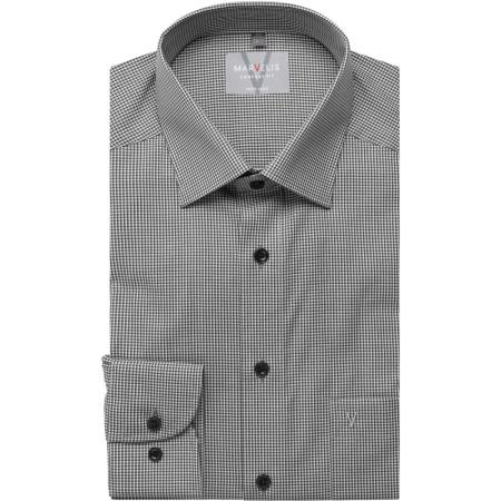 Marvelis Overhemd zwart/wit, Ruit
