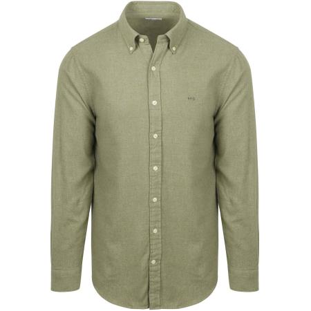 McGregor Overhemd Flanel Melange Sage Groen