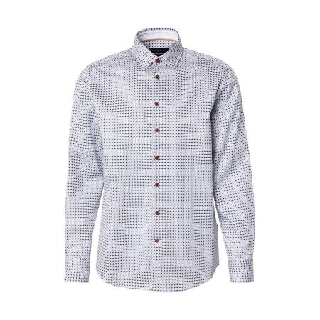 Bugatti bugatti Overhemd navy / lichtblauw / wit