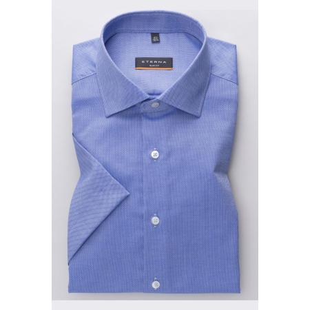 ETERNA Overhemd Korte mouw donkerblauw