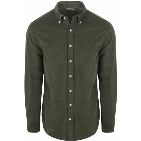 McGregor Overhemd Corduroy Olijfgroen