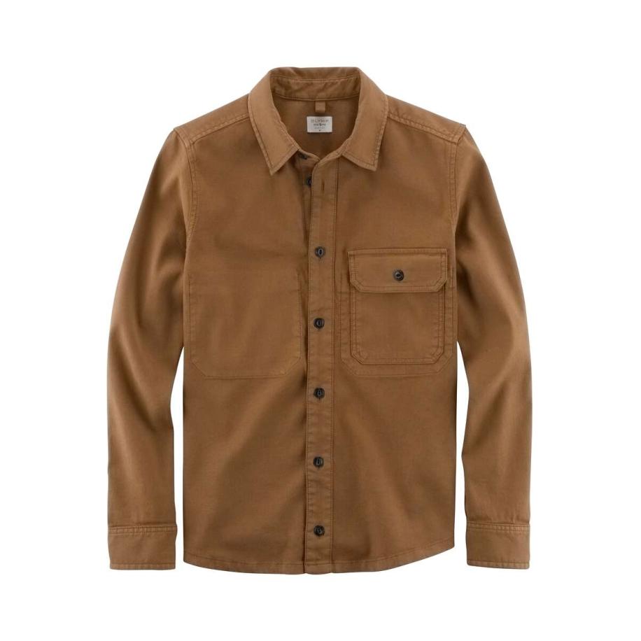 OLYMP Level Five Casual Overshirt bruin, Effen Bruin