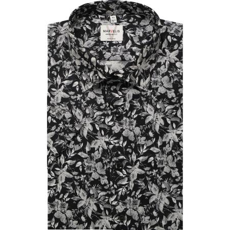 Marvelis Overhemd Korte mouw zwart