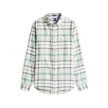 Tommy Jeans Tommy Jeans Overhemd grijs / mintgroen / pastelgroen / wit