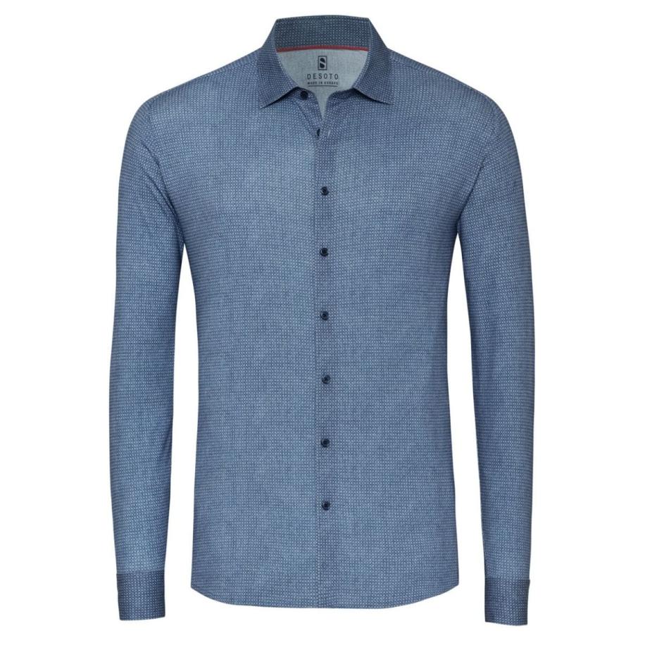 Desoto Jersey shirt framboos, Motief Multicolor