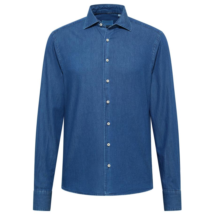 Eterna ETERNA Zakelijk overhemd donkerblauw -