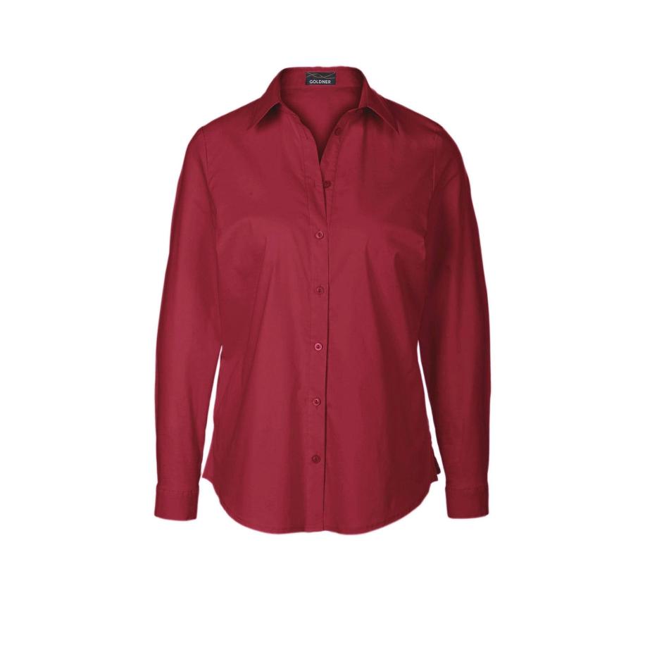 Goldner Goldner Blouse donkerrood Rood