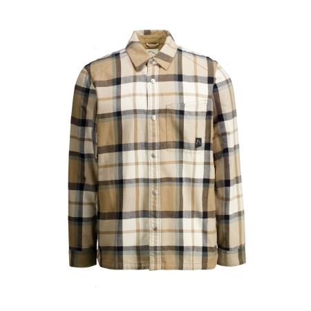 Chasin' CHASIN Overhemd Axel Xedo beige / lichtbeige / smoky blue / chocoladebruin