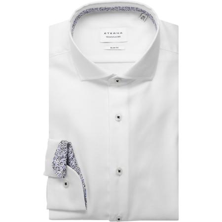 ETERNA Overhemd wit, Effen