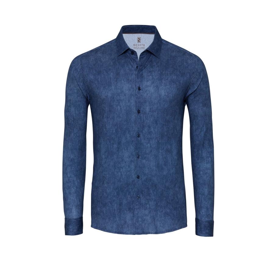 Desoto DESOTO Overhemd blauw -