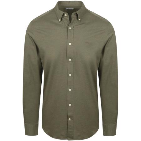 McGregor Overhemd Piqué Stretch Groen