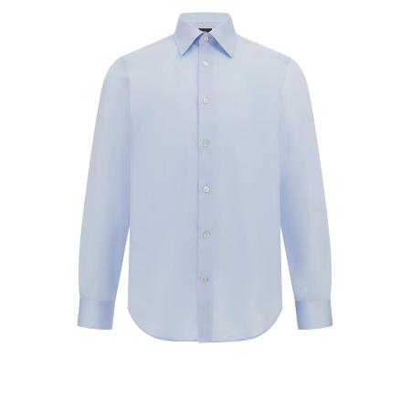 Boggi Milano Boggi Milano Zakelijk overhemd lichtblauw