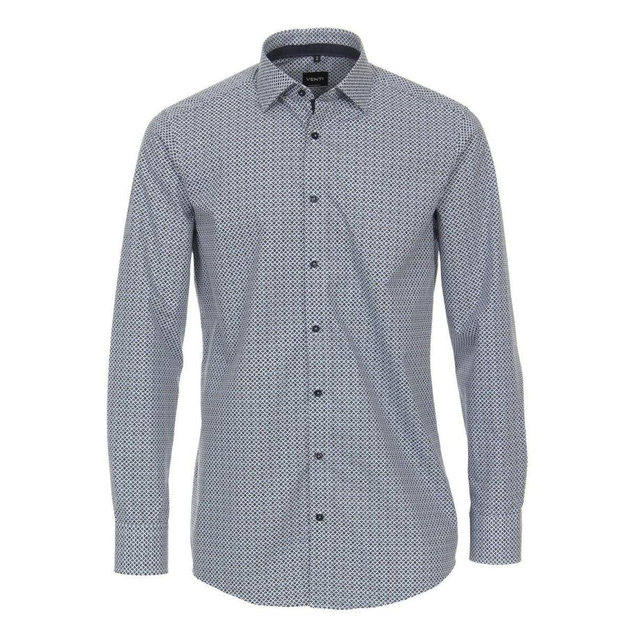 Venti Overhemd ML6 (vanaf 68 CM) blauw Blauw