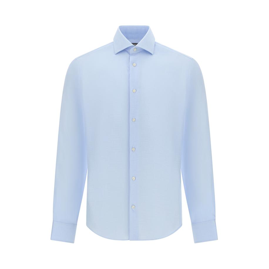 Boggi Milano Boggi Milano Zakelijk overhemd lichtblauw -