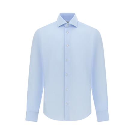 Boggi Milano Boggi Milano Zakelijk overhemd lichtblauw