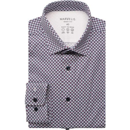 Marvelis Performance Jersey shirt marine, Bedrukt