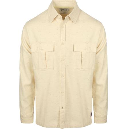 Scotch and Soda Melange Overshirt Beige
