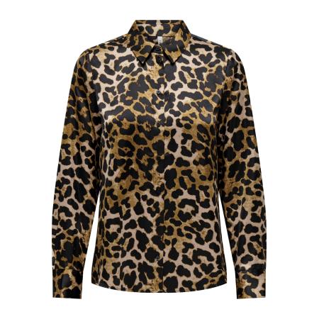 Only ONLY Blouse ONLElma lichtbeige / donkerbeige / zwart