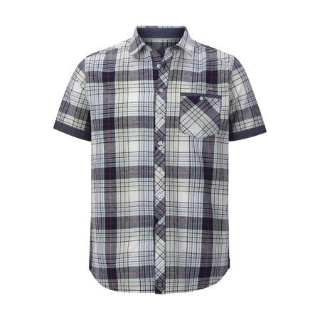 Jan Vanderstorm Linnen Overhemd olijf, Ruit