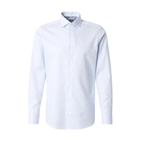 Olymp OLYMP Zakelijk overhemd pastelblauw / wit