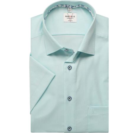 Marvelis Overhemd Korte mouw turquoise